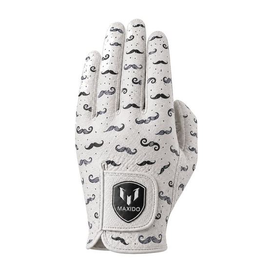Moustache Printed Glove golf product by Maxido Golf