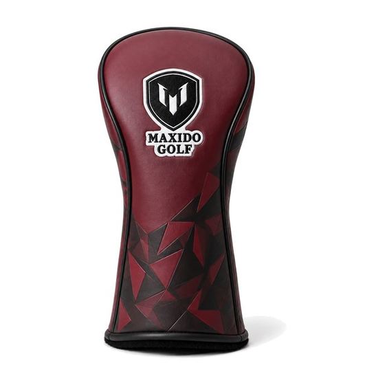 Facet Driver Cover — Maroon golf product by Maxido Golf