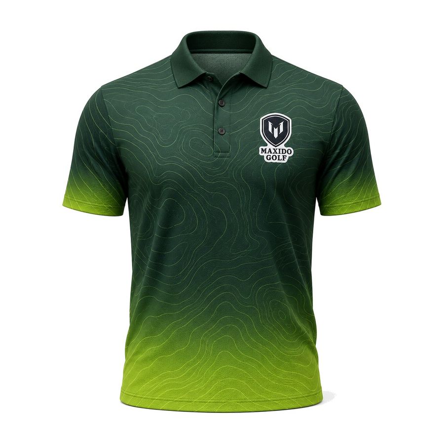 Contour Polo — Forest Fade by Maxido Golf