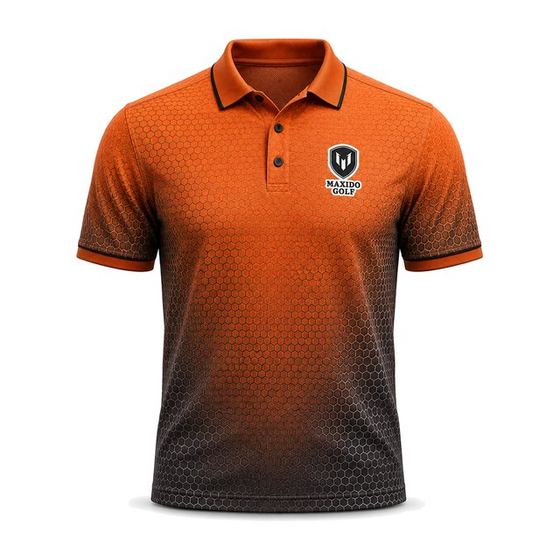 Ember Polo — Copper Fade golf product by Maxido Golf